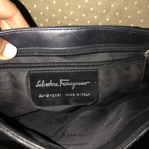 Salvatore Ferragamo Handbags - Salvatore Ferragamo suede black handbag